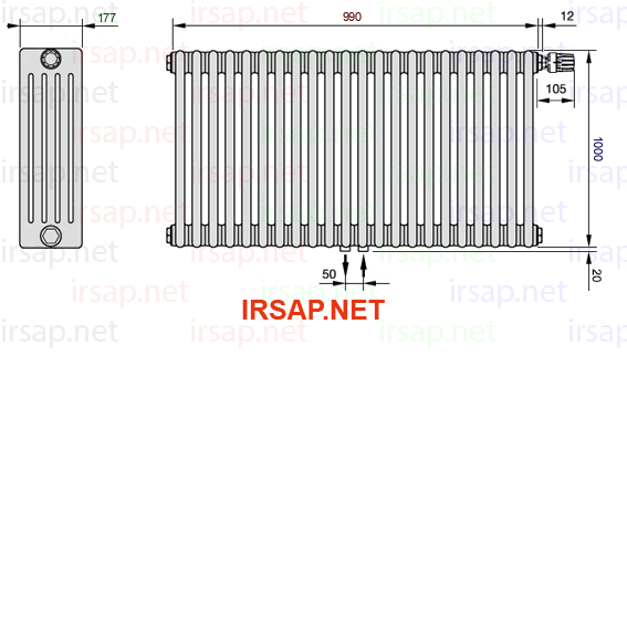 Радиатор IRSAP Tesi 51000/22 T52 CL 01